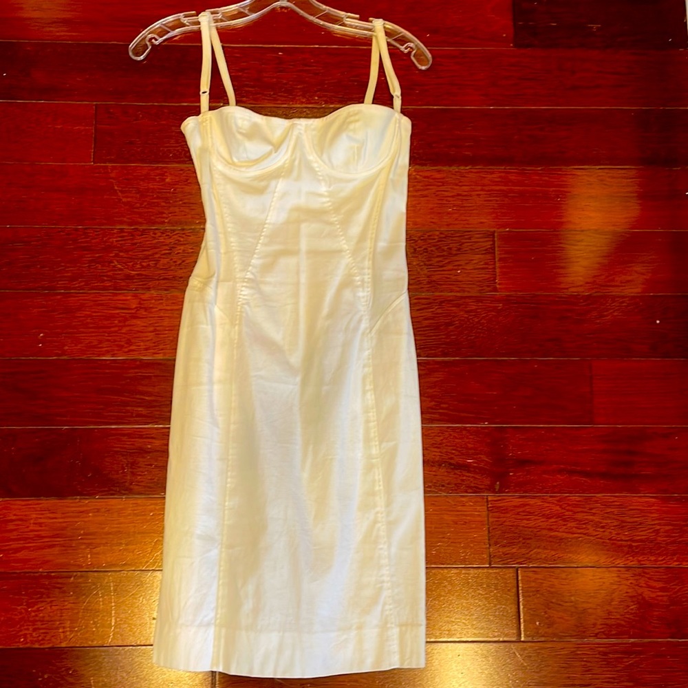 Dolce and gabbana D&G white underwire sexy dress